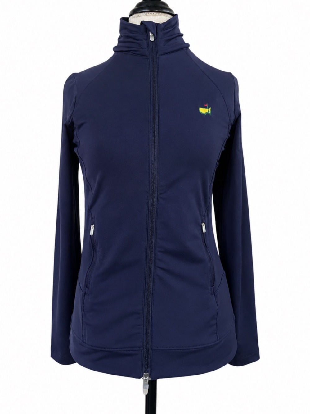 Magnolia Lane Tech Masters Tournament Full Zip Jacket Small Navy Like New!